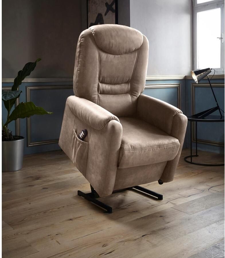 Sit&more Relaxfauteuil Morten in maat m naar keuze met motor en opstahulp (set)
