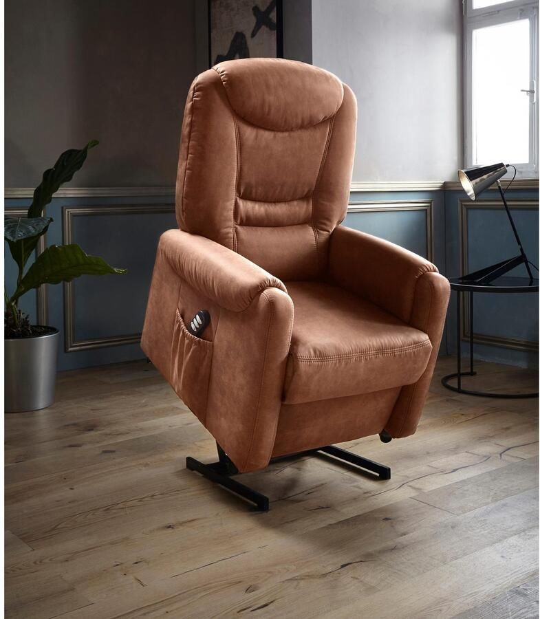 Sit&more Relaxfauteuil Morten in maat m naar keuze met motor en opstahulp (set)