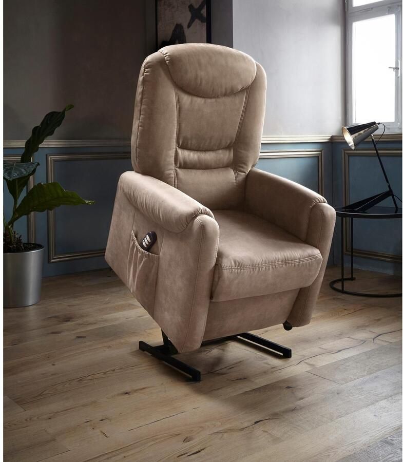 Sit&more Relaxfauteuil Morten in maat m naar keuze met motor en opstahulp (set)