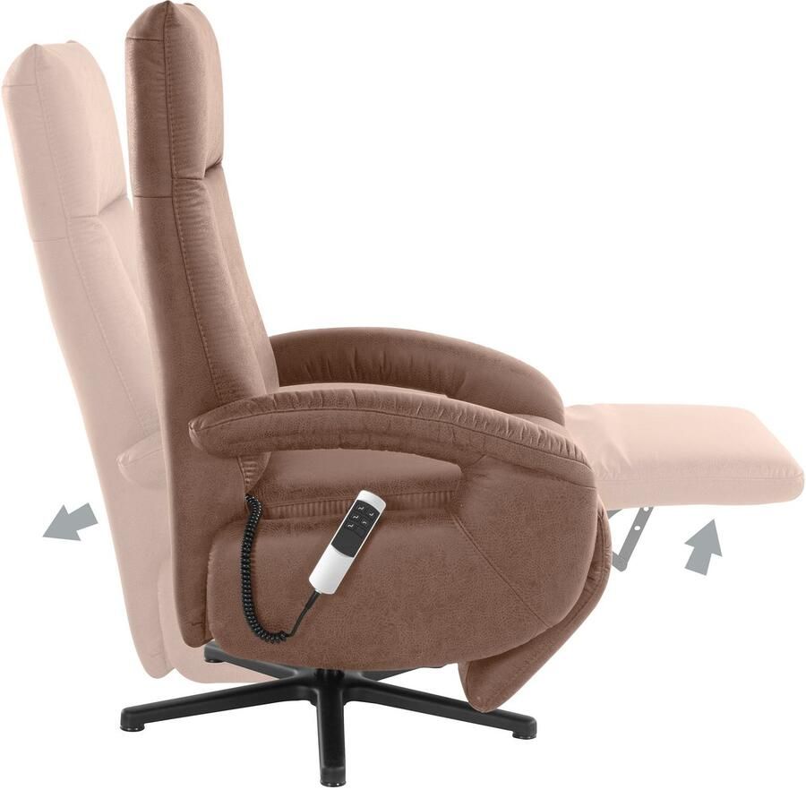 Sit&more Relaxfauteuil Tycoon naar keuze handmatig met twee motoren of met accu of met 2 motoren