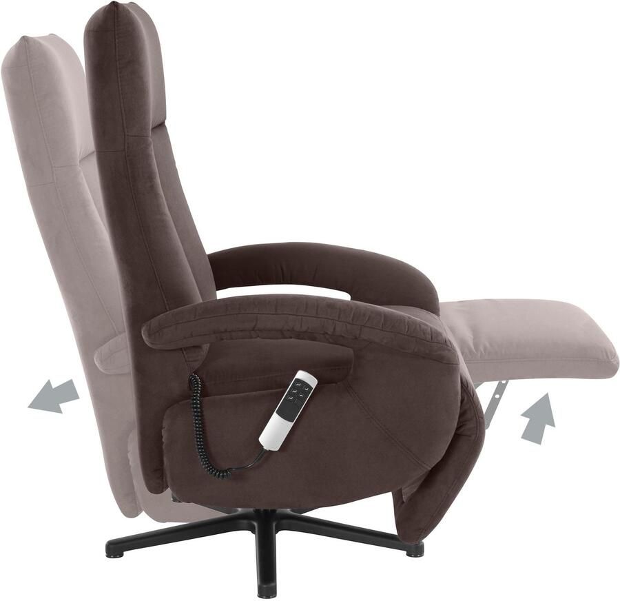 Sit&more Relaxfauteuil Tycoon naar keuze handmatig met twee motoren of met accu of met 2 motoren