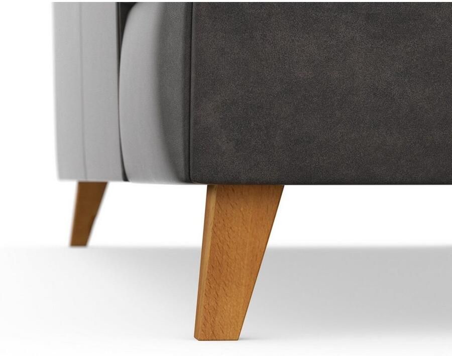 Sit&more Zithoek Göteborg inclusief zitdiepteverstelling optioneel met bedfunctie & bedlade