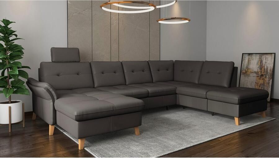 Sit&more Zithoek Göteborg inclusief zitdiepteverstelling optioneel met bedfunctie & bedlade