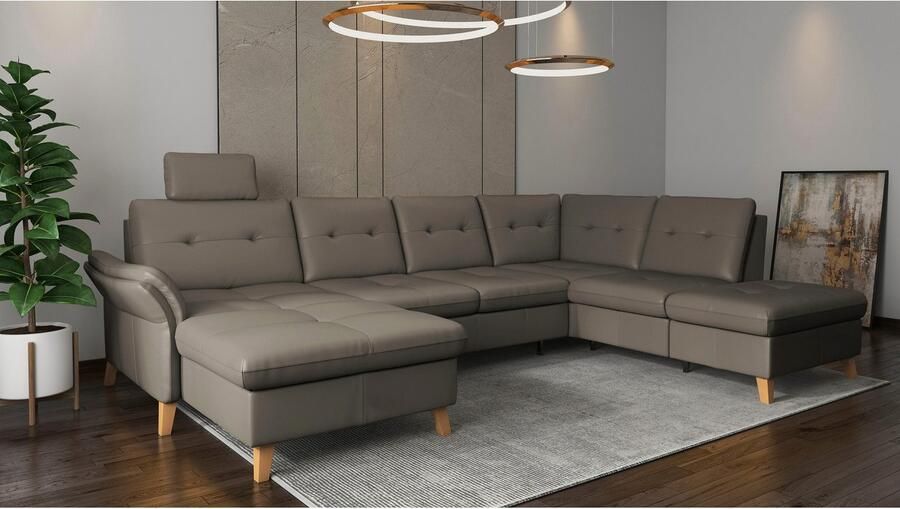 Sit&more Zithoek Göteborg inclusief zitdiepteverstelling optioneel met bedfunctie & bedlade