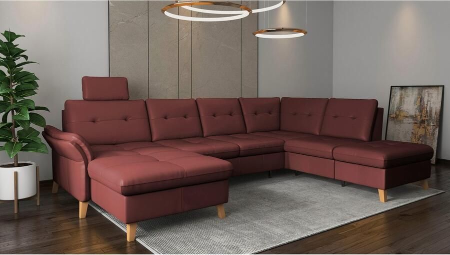 Sit&more Zithoek Göteborg inclusief zitdiepteverstelling optioneel met bedfunctie & bedlade