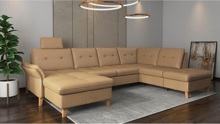 Sit&more Zithoek Göteborg inclusief zitdiepteverstelling optioneel met bedfunctie & bedlade