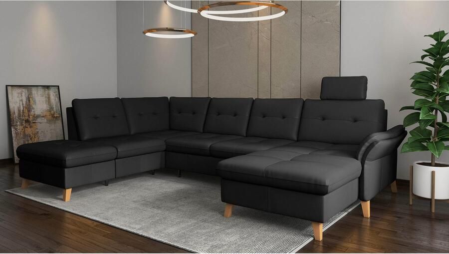 Sit&more Zithoek Göteborg inclusief zitdiepteverstelling optioneel met bedfunctie & bedlade