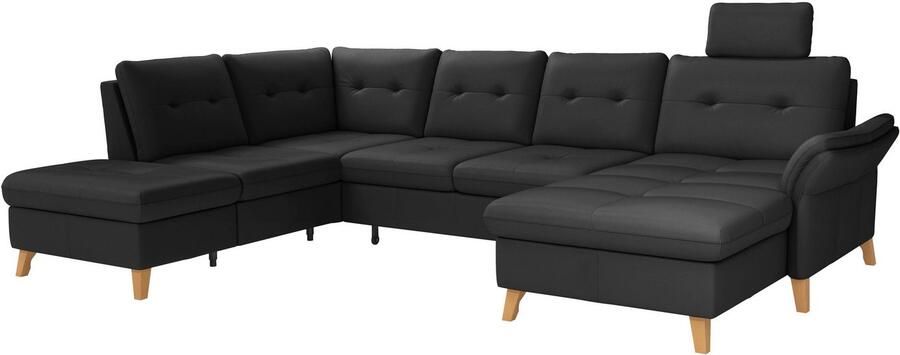 Sit&more Zithoek Göteborg inclusief zitdiepteverstelling optioneel met bedfunctie & bedlade