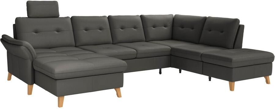 Sit&more Zithoek Göteborg inclusief zitdiepteverstelling optioneel met bedfunctie & bedlade