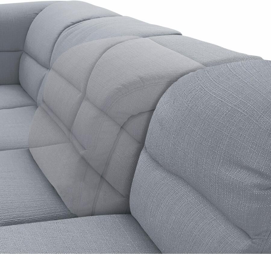 Sit&more Zithoek Mariola U-vorm met binnenvering inclusief hoofdbord- en zitdiepteverstelling