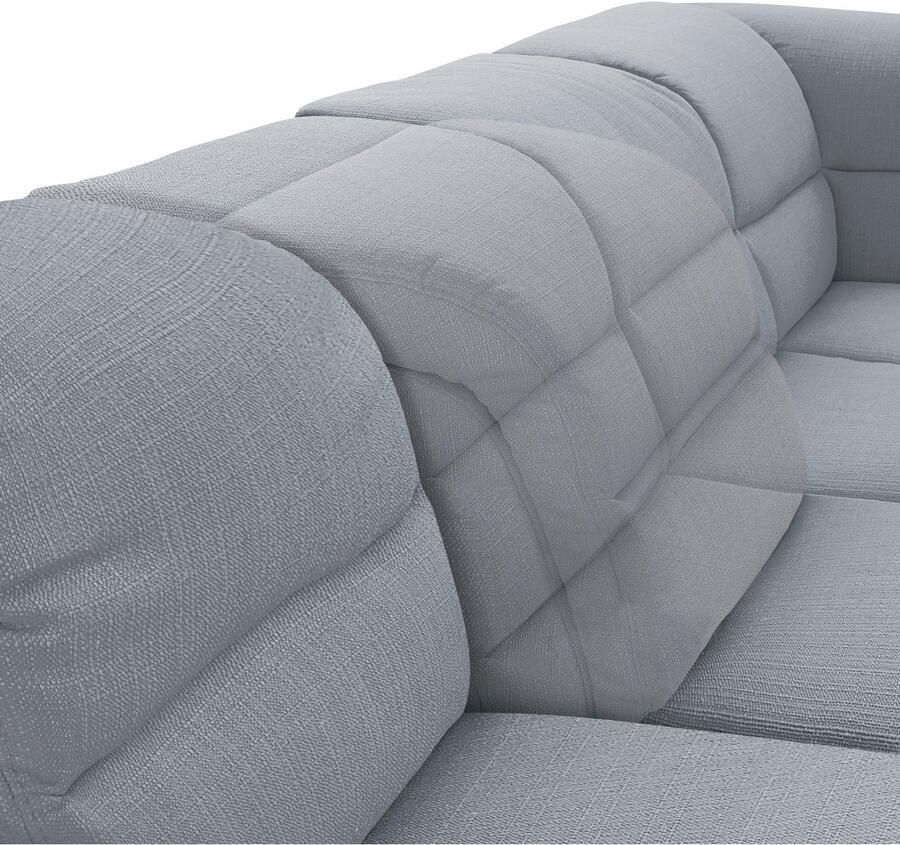 Sit&more Zithoek Mariola U-vorm met binnenvering inclusief hoofdbord- en zitdiepteverstelling