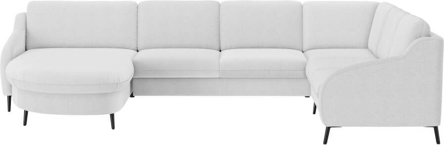 Sit&more Zithoek Soul U-model naar keuze met slaapfunctie en lade