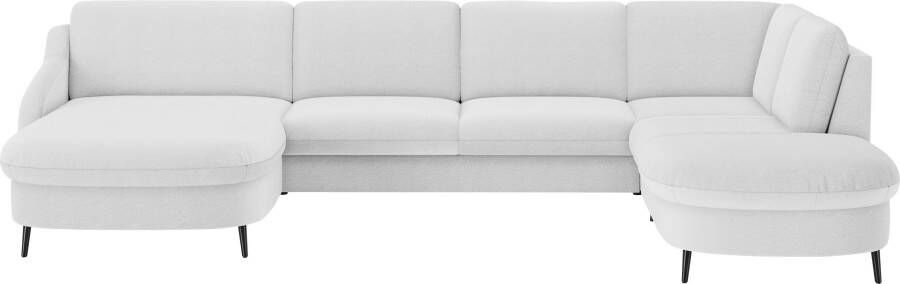 Sit&more Zithoek Soul U-model optioneel met bedfunctie en bedlade of lade