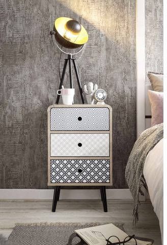 SIT Kast Mailbox Decor-oppervlakken in Scandi look shabby chic vintage