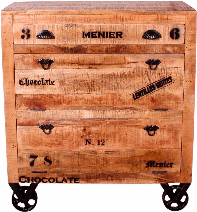 SIT Schoenenkast Rustiek in factory-design breedte 82 cm shabby chic vintage