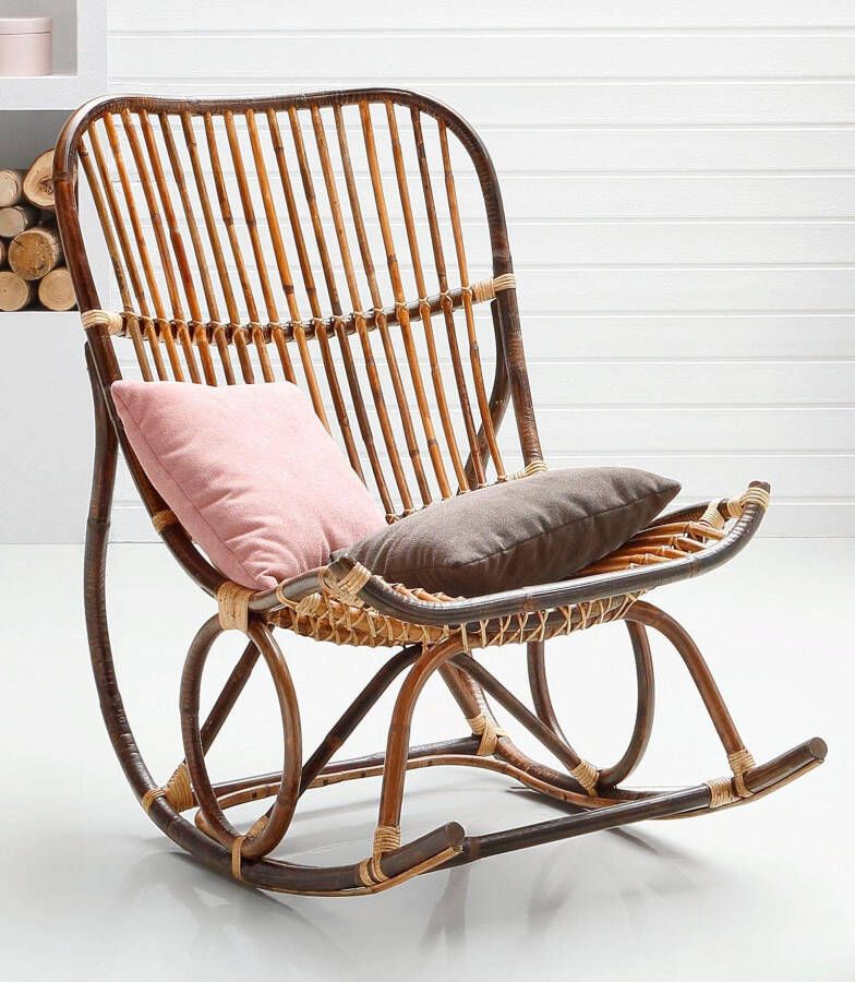 Artistiq Living Artistiq Schommelstoel Rattan Bruin