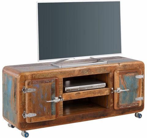 SIT Tv-meubel Fridge Breedte 135 cm met koelkastgrepen shabby chic vintage