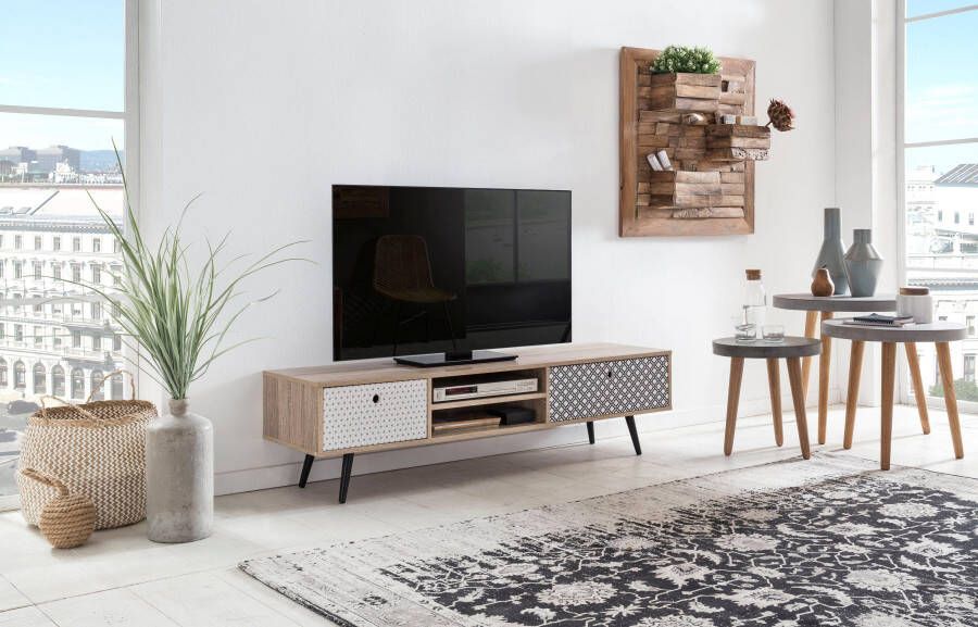 SIT Tv-meubel Mailbox met decor-oppervlakken in scandi look shabby chic vintage