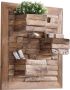SIT Wandplank Romateaka van gerecycled teakhout shabby chic vintage - Thumbnail 2