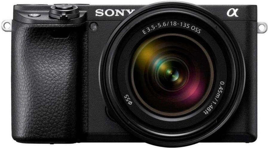 Sony Systeemcamera ILCE-6400MB Alpha 6400 E-Mount 4k video 180° klep-display xga oled-zoeker m-kit 18-135 mm objectief