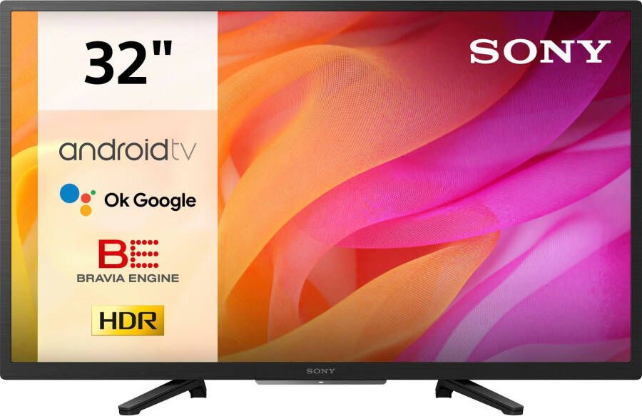 Sony LCD-led-TV KD-32800W 1 80 cm 32" WXGA Android TV BRAVIA HD Heady smart-tv triple-tuner HDR