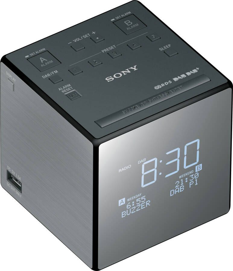 Sony XDR-C1DBP zilver zwart | Radio s | Beeld&Geluid Audio | XDRC1DBP - Foto 2