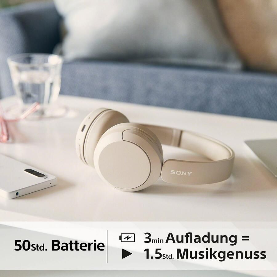 Sony Bluetooth-hoofdtelefoon WHCH520 200 uur max. accuduur (standby) - Foto 3