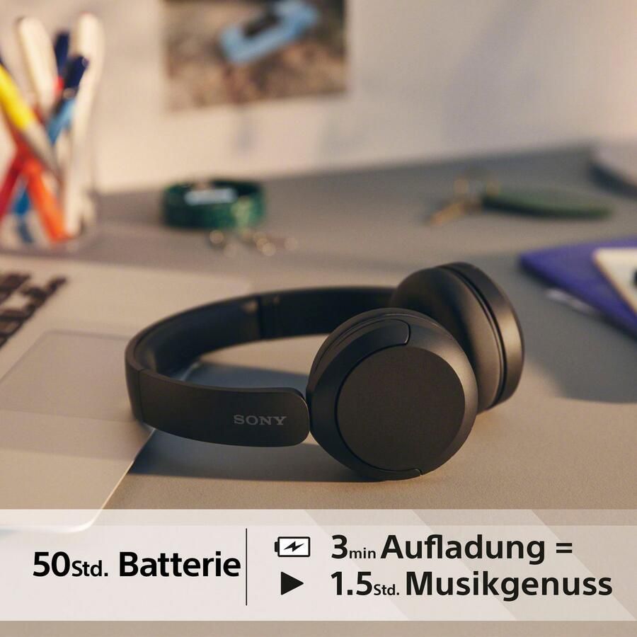 Sony Bluetooth-hoofdtelefoon WHCH520 200 uur max. accuduur (standby) - Foto 3