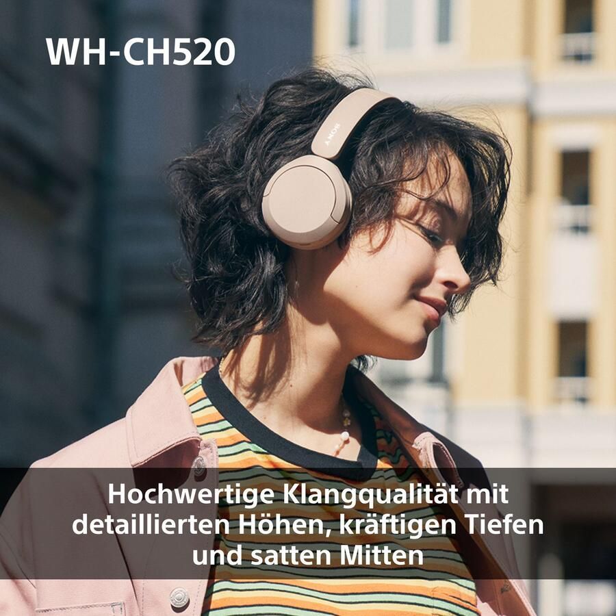 Sony Bluetooth-hoofdtelefoon WHCH520 200 uur max. accuduur (standby) - Foto 4