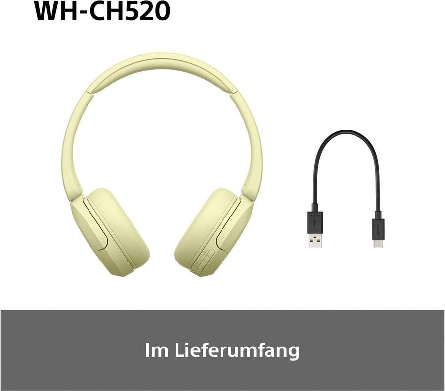 Sony Bluetooth-hoofdtelefoon WHCH520 200 uur max. accuduur (standby) - Foto 8