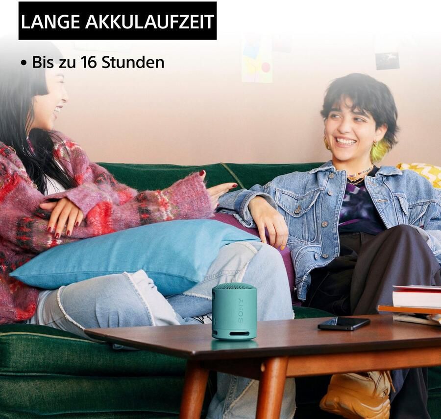 Sony Bluetooth luidspreker SRS-XB100 compacte luidspreker met 360°-geluidsspreiding - Foto 3