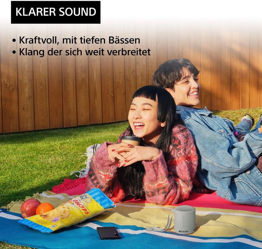 Sony Bluetooth luidspreker SRS-XB100 compacte luidspreker met 360°-geluidsspreiding - Foto 3