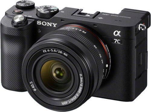 Sony Full-frame digitale camera ILCE-7CLB Alpha 7C E-Mount met SEL2860 FE 28–60 mm F4–5 6 24 2 MP 4K video realtime-AF