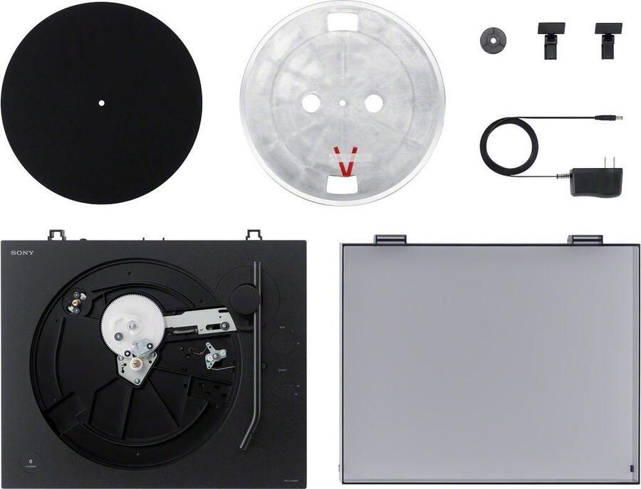 Sony Platenspeler PS-LX310BT Phono voorversterker auto-play functie aluminium draaitafel