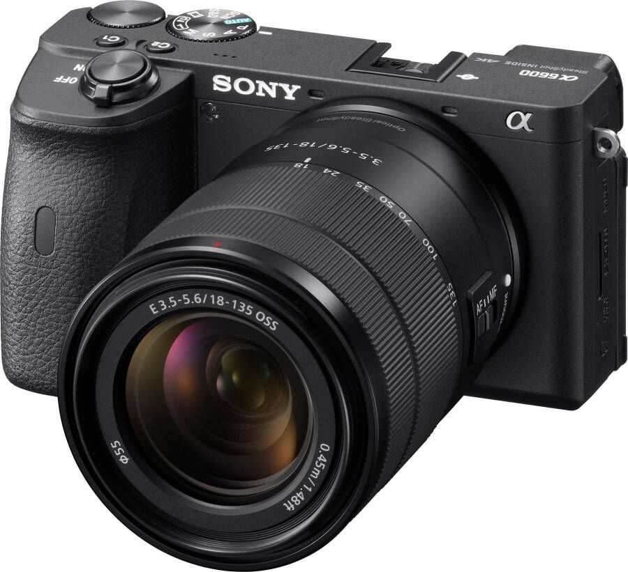 Sony A6600 + SEL 18-135mm Zwart | Systeemcamera's | Fotografie Camera s | 4548736108639