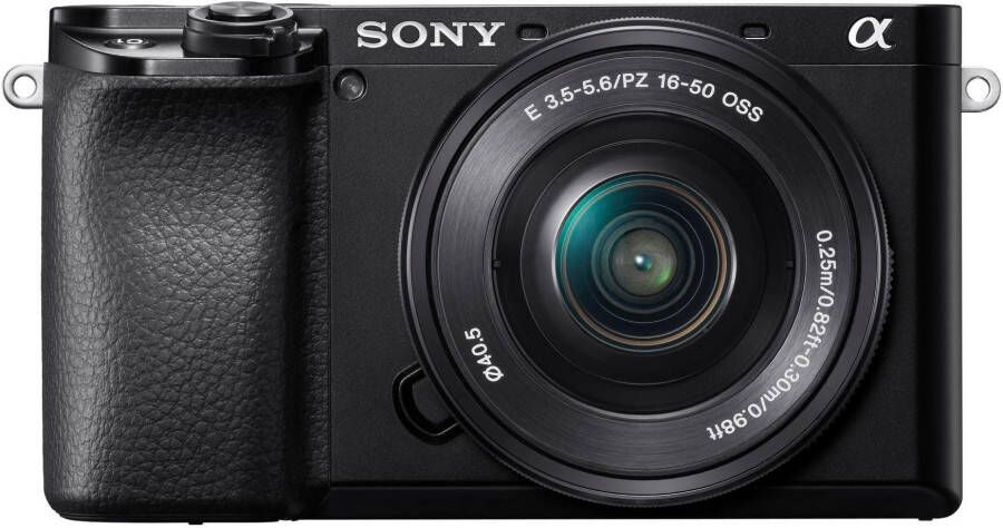 Sony Systeemcamera ILCE-6100B -Alpha 6100 E-Mount 4k video 180° klapdisplay wifi alleen behuizing