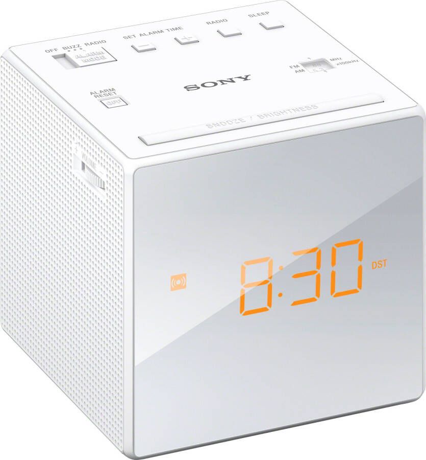 Sony Klokradio ICF-C1 Wit | Radio s | Beeld&Geluid Audio | ICFC1W