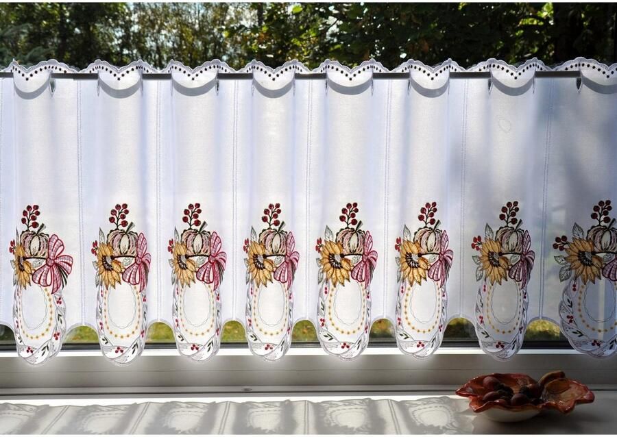 Stickereien Plauen Valletje Pompoen met echte plauener kant borduurwerk (1 stuk)