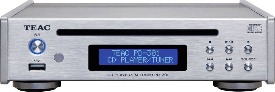 TEAC Cd-speler PD-301DAB-X USB-muziekspeler en DAB FM-tuner