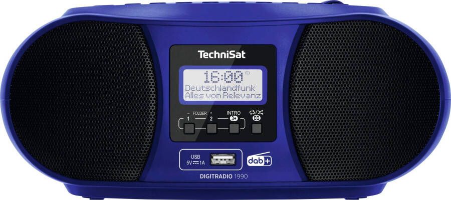 TechniSat Digitale radio (dab+) DIGITRADIO 1990 Cd-speler