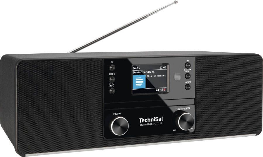 Technisat DigitRadio 370 CD IR Zwart 0000 3949 | Radio s | 4019588039490