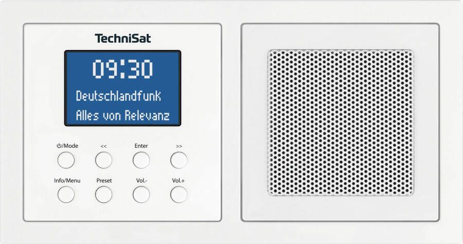 Technisat Digitradio UP1 inbouw DAB+ en FM radio met bluetooth wit