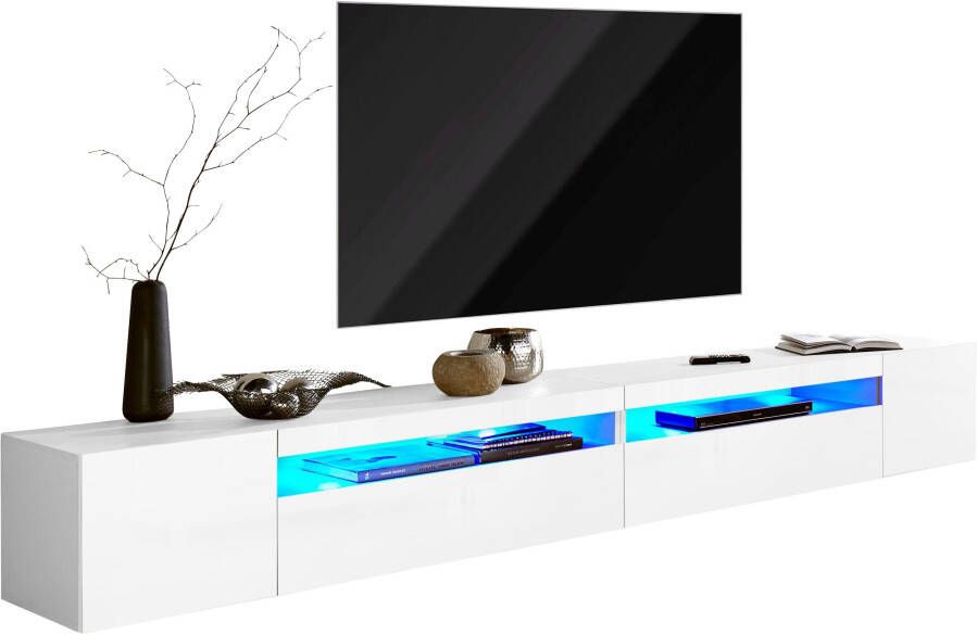 Tecnos Tv-meubel Breedte 260 cm zonder verlichting
