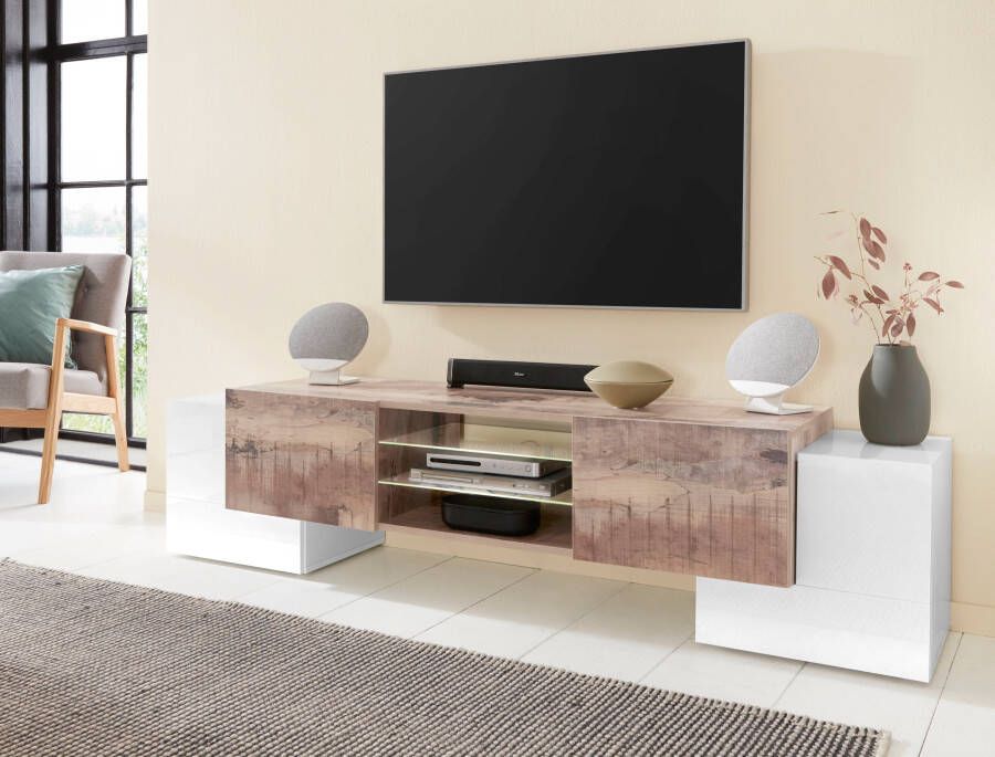 Tecnos Tv-meubel Pillon Breedte 190 cm