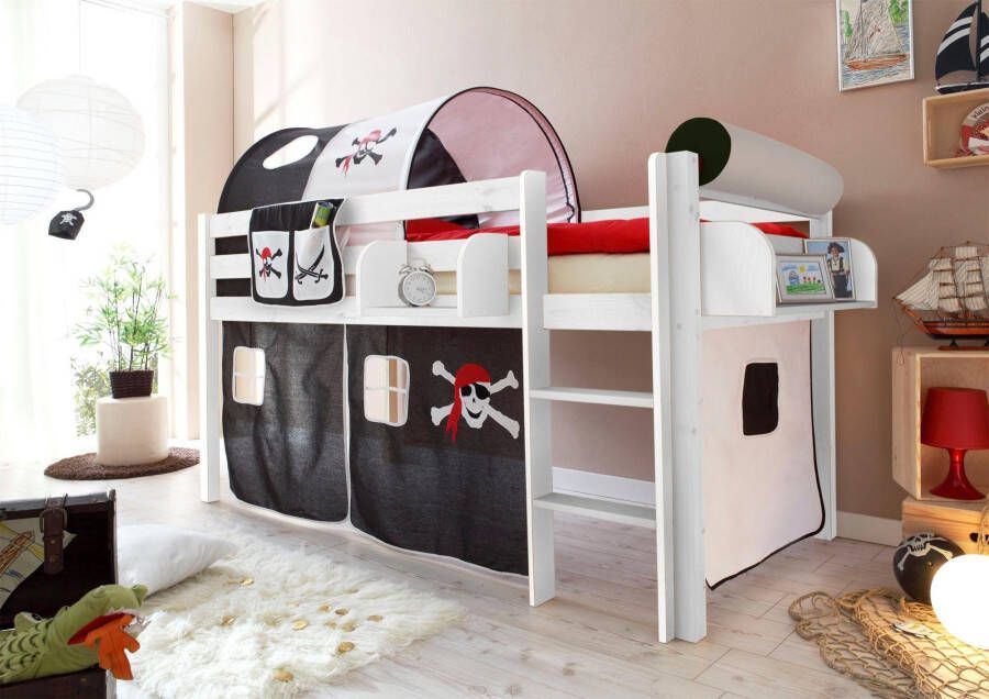 Ticaa Hoogslaper Malte met rolbodem en in verschillende uitvoeringen naar keuze met matras