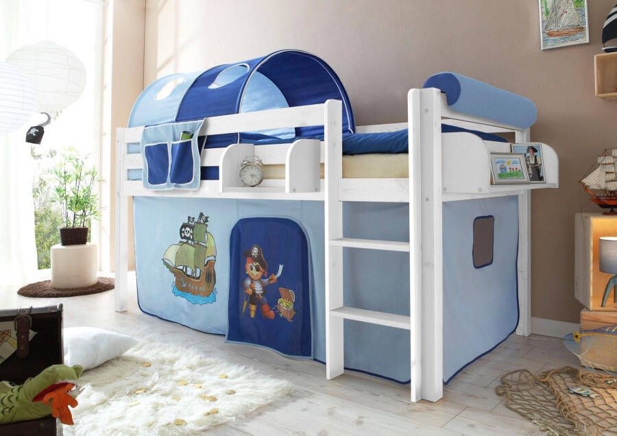 Ticaa Hoogslaper Malte met rolbodem en in verschillende uitvoeringen naar keuze met matras