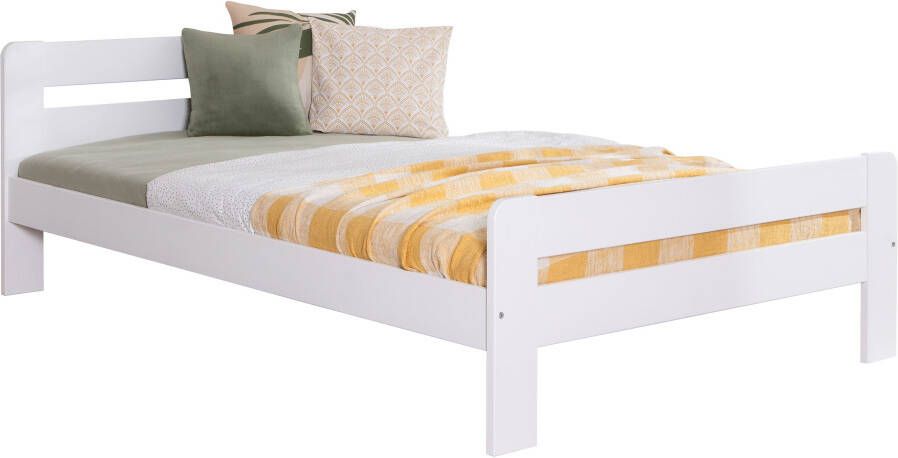 Ticaa Massief houten ledikant Bert FSC -gecertificeerd (grenen) tienerbed met lattenbodem