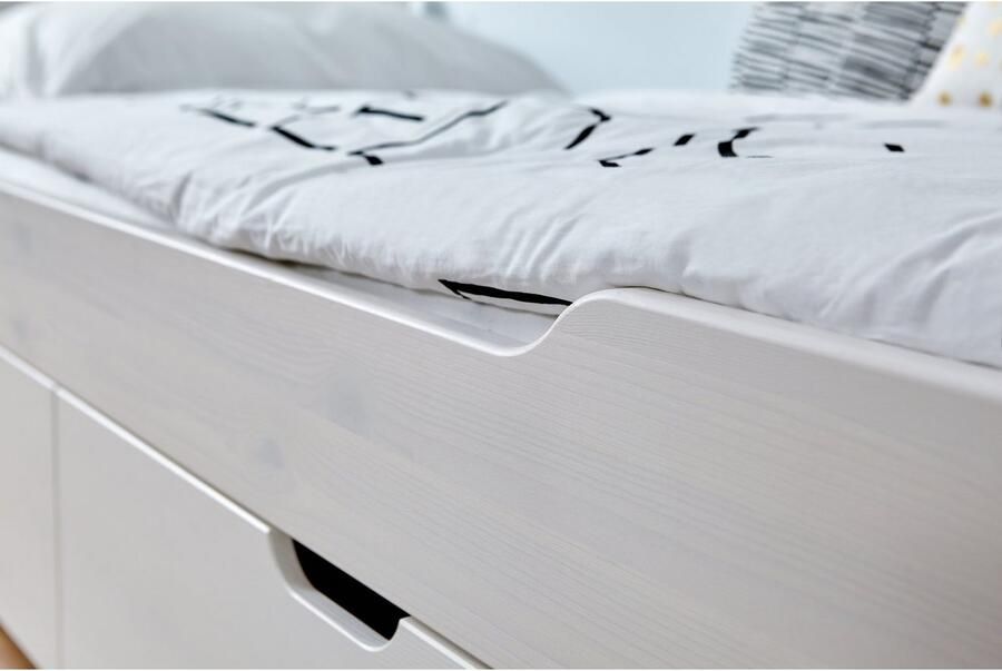 Ticaa Kinderbed Leni Eenpersoonsbed incl. extra bed en lattenbodem