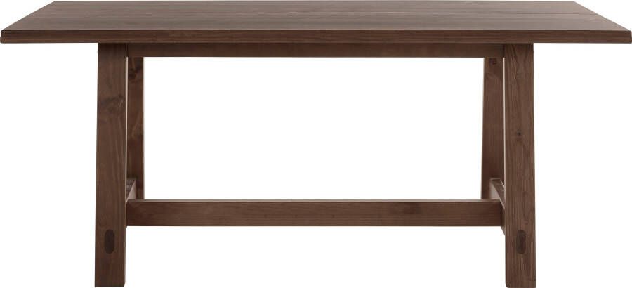 Timbers Eettafel Gainesville Tafelblad en frame van grenen verschillende kleurvarianten hoogte 77 cm