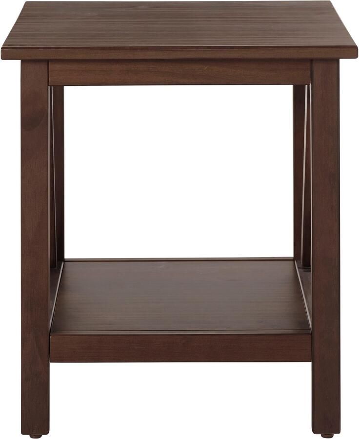 Timbers Bijzettafel Fonville Bijzettafel van grenenhout plank breedte 51 cm hoogte 57 cm (1 stuk)